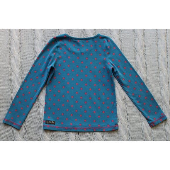 MATILDA JANE Brisk Days Top Choose Your Own Path Polka Dot Long Sleeve, Size 6 - Picture 5 of 8